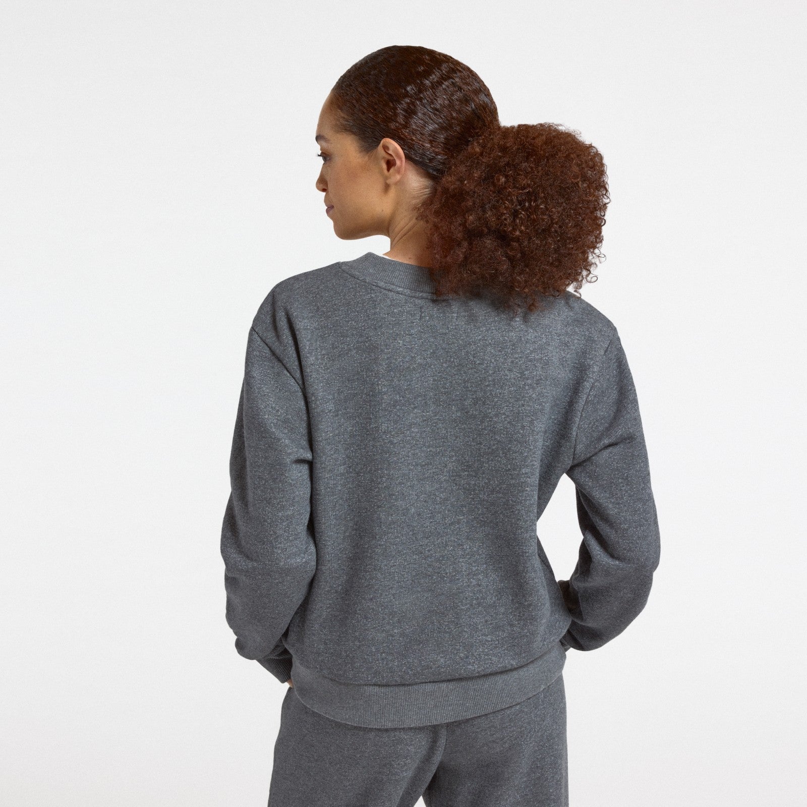 Alternative view of Women's Merino Blend Sweatshirt - Natural Grey Heather