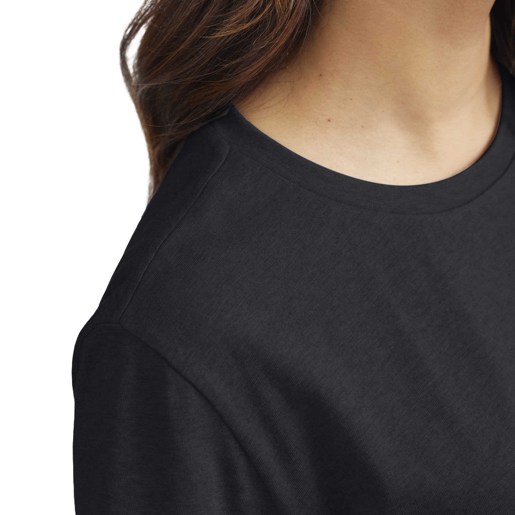 Women's Soft Merino Tee - True Black - Image 2
