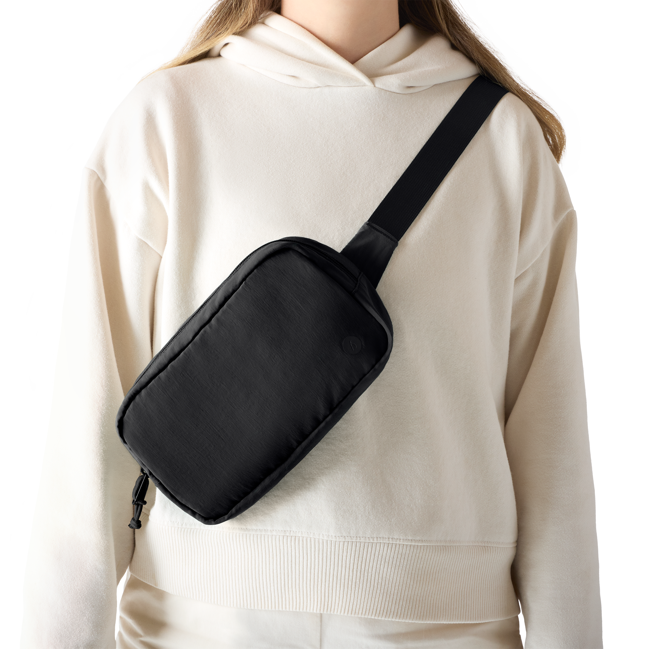 Recycled Belt Bag - True Black - Image 5