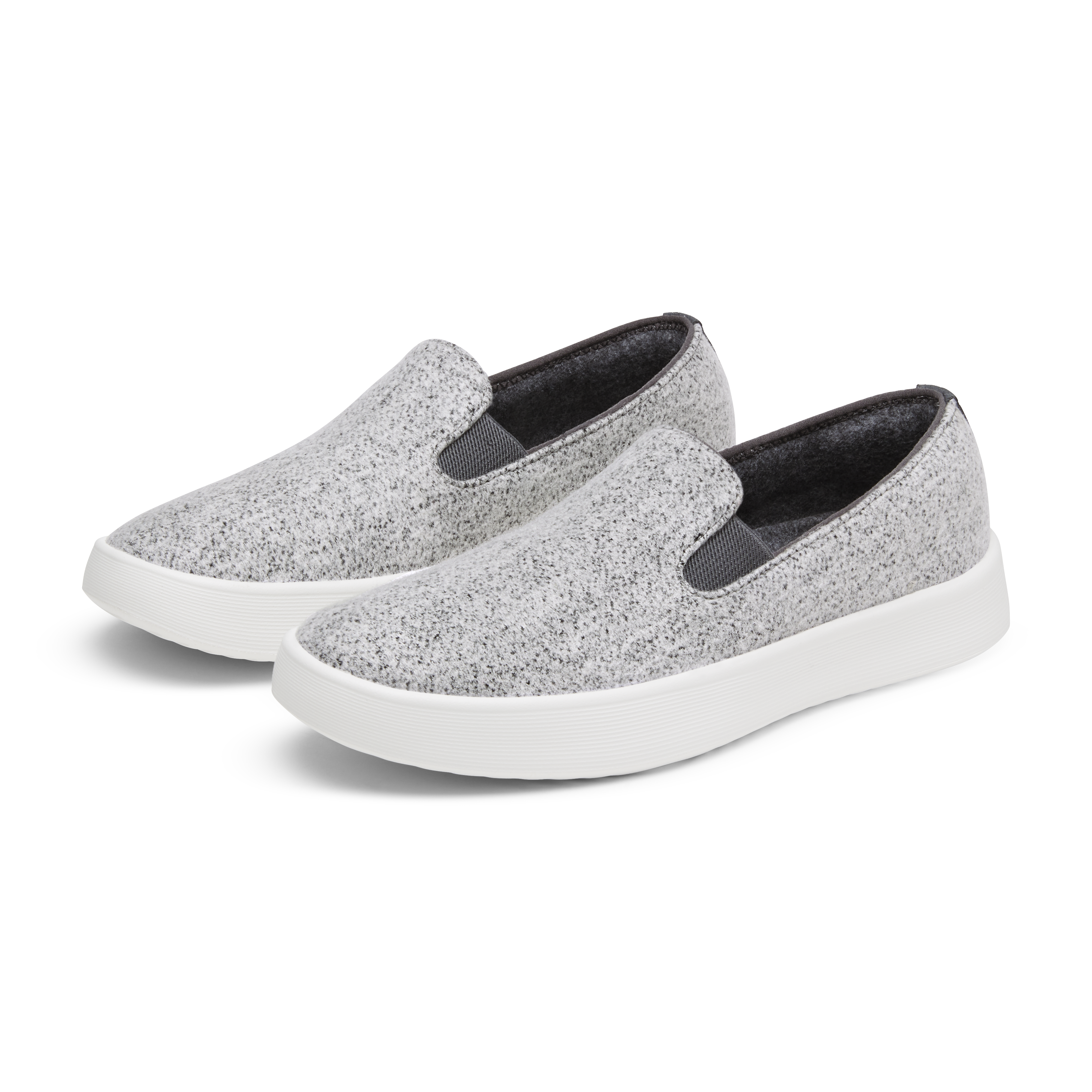 Men's Wool Cruiser Slip On - Medium Grey (Blizzard Sole) - Image 5