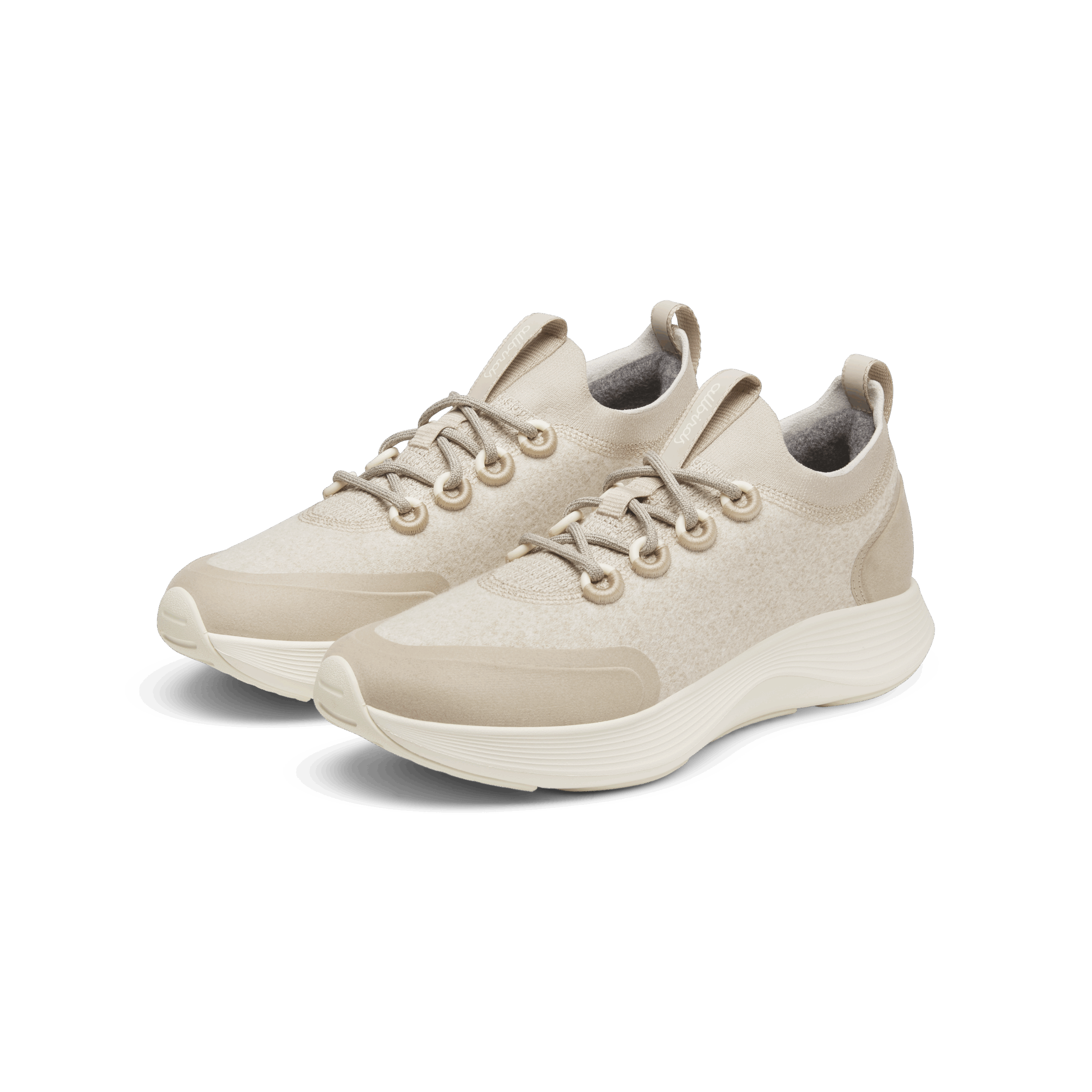 Women's Wool Strider - Rugged Beige (Natural White Sole) - Image 5