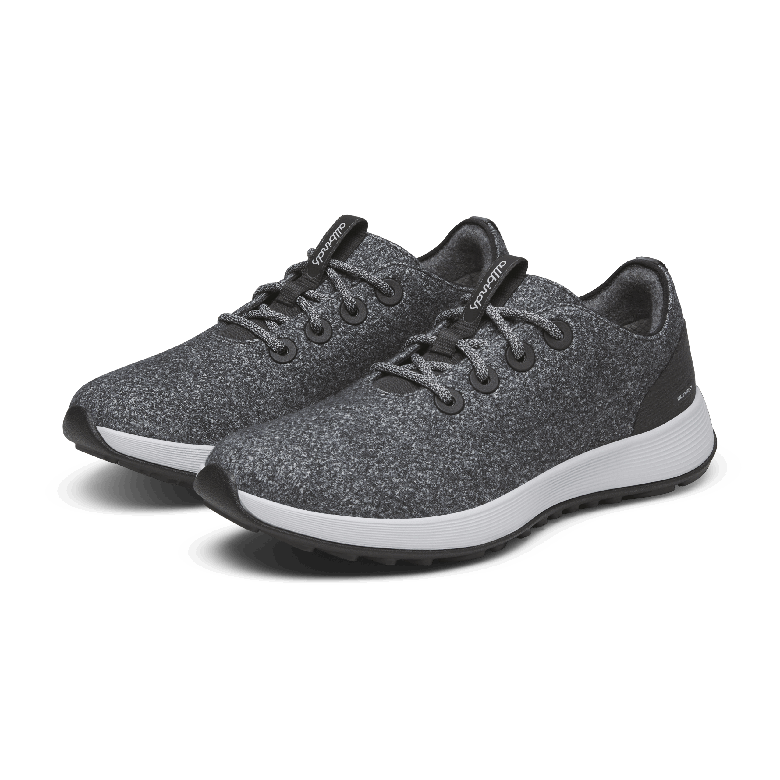 Women's Wool Runner NZ Waterproof - Dark Grey (Light Grey Sole) - Image 5
