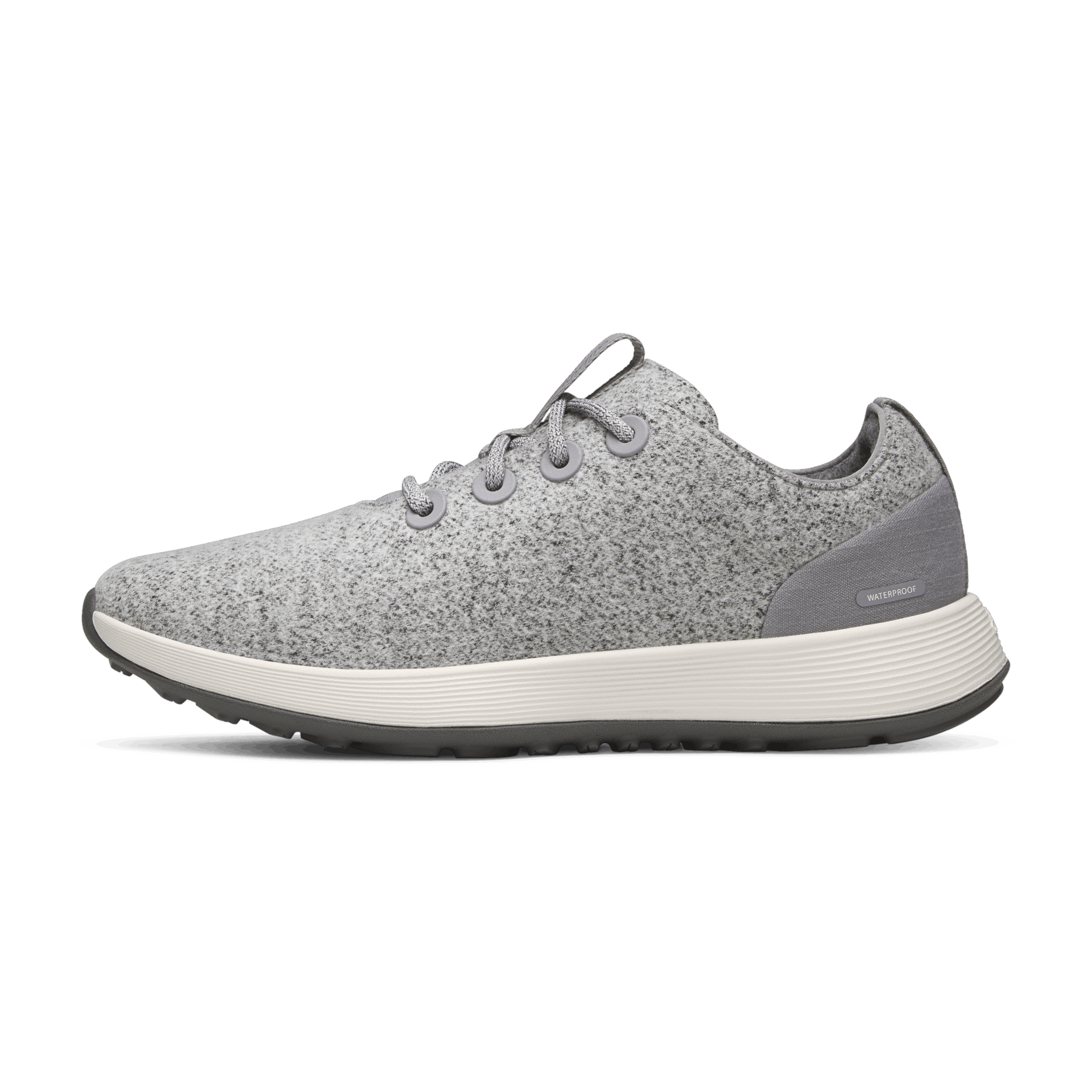 Women's Wool Runner NZ Waterproof - Medium Grey (Natural White Sole)