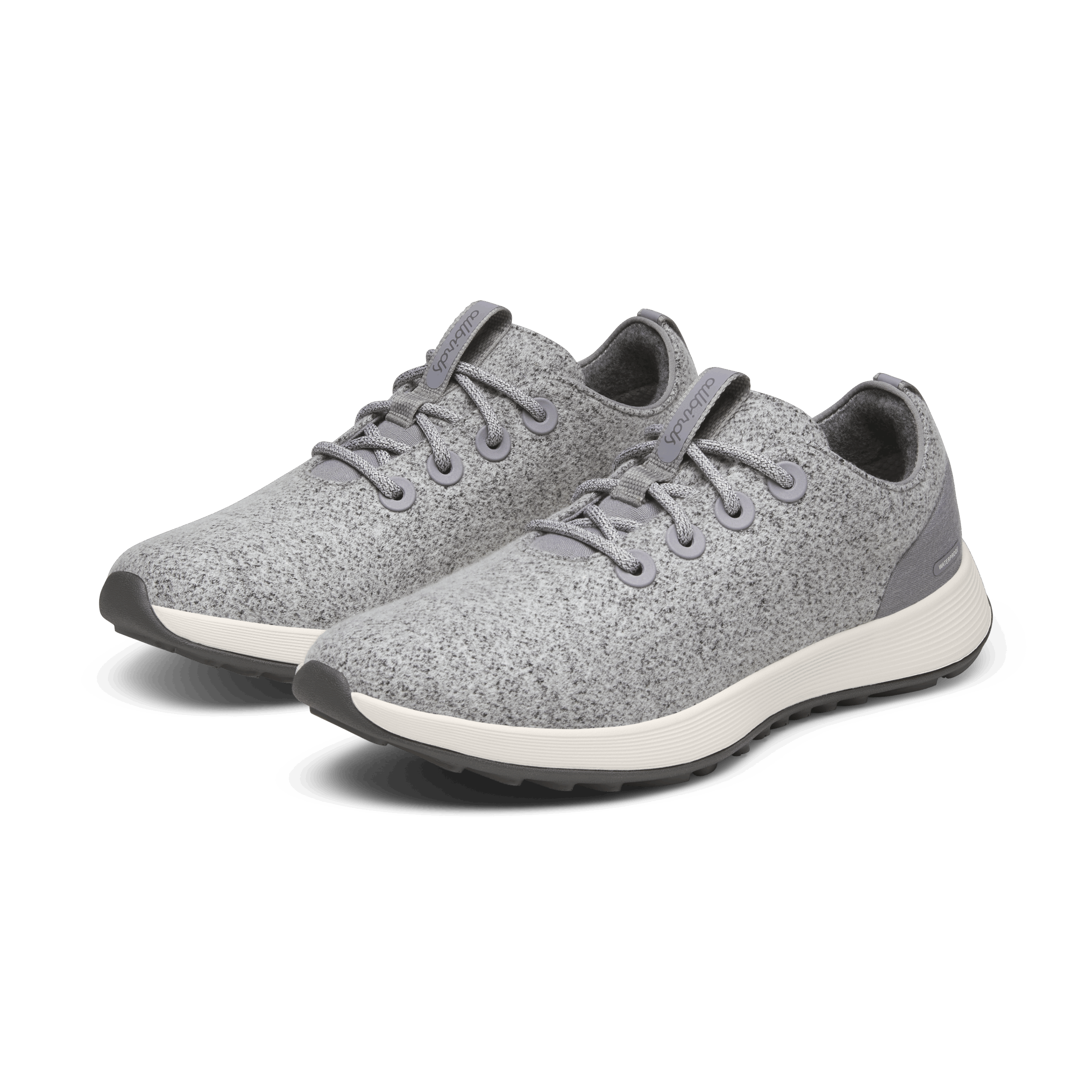 Women's Wool Runner NZ Waterproof - Medium Grey (Natural White Sole) - Image 5
