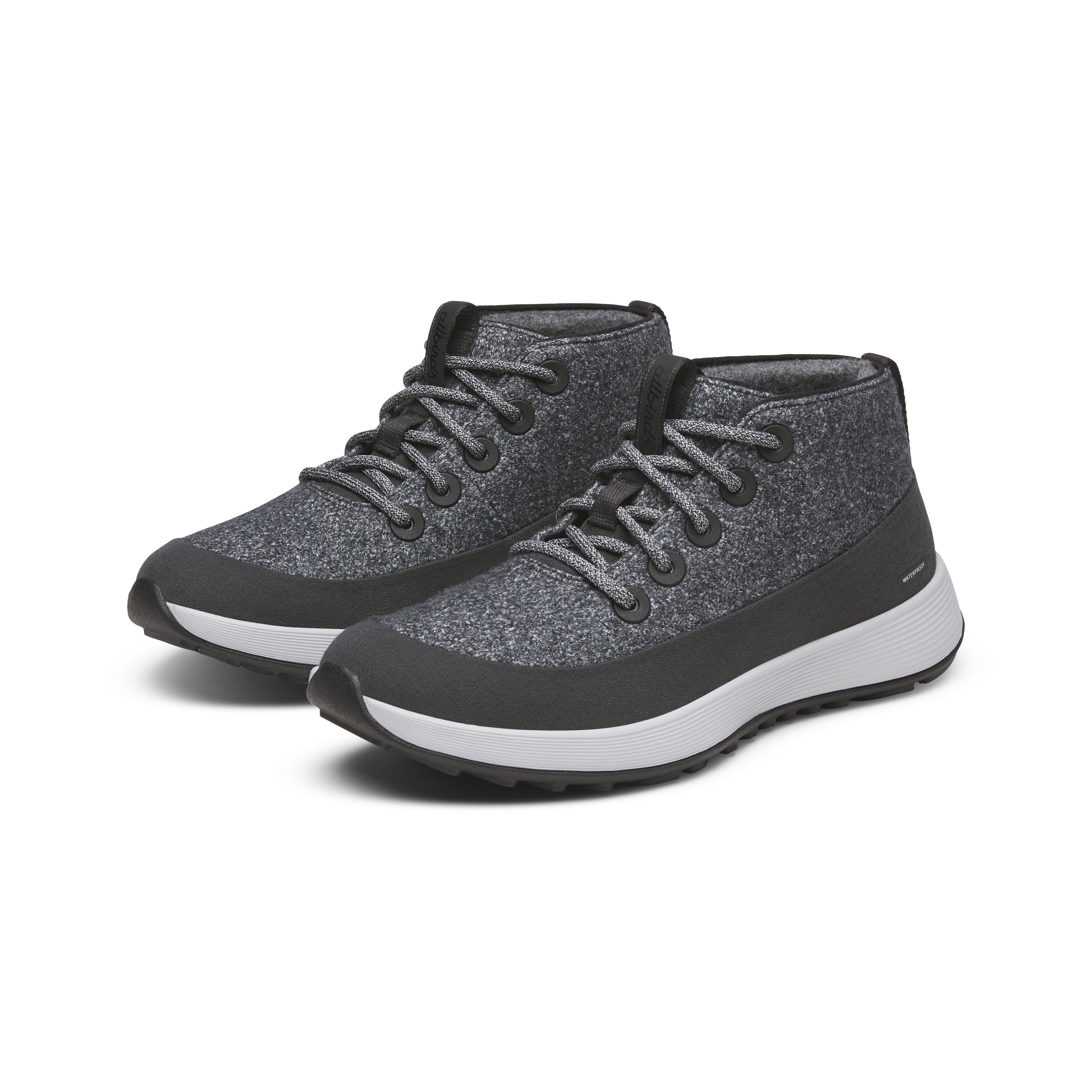 Women's Wool Runner NZ Mid Waterproof - Dark Grey (Light Grey Sole) - Image 5