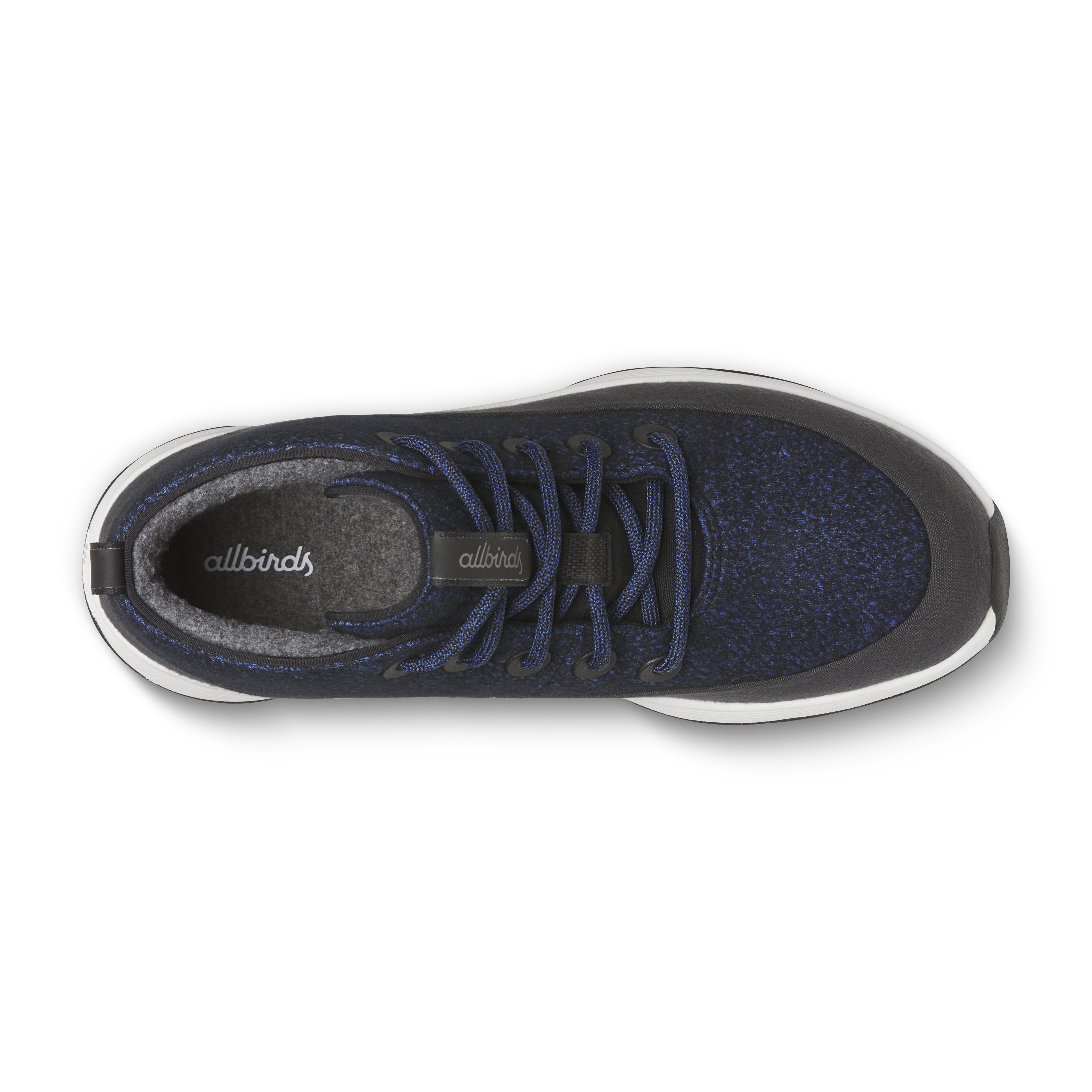 Men's Wool Runner NZ Mid Waterproof - Natural Black/Royal Blue (Barely Grey Sole) - Image 3