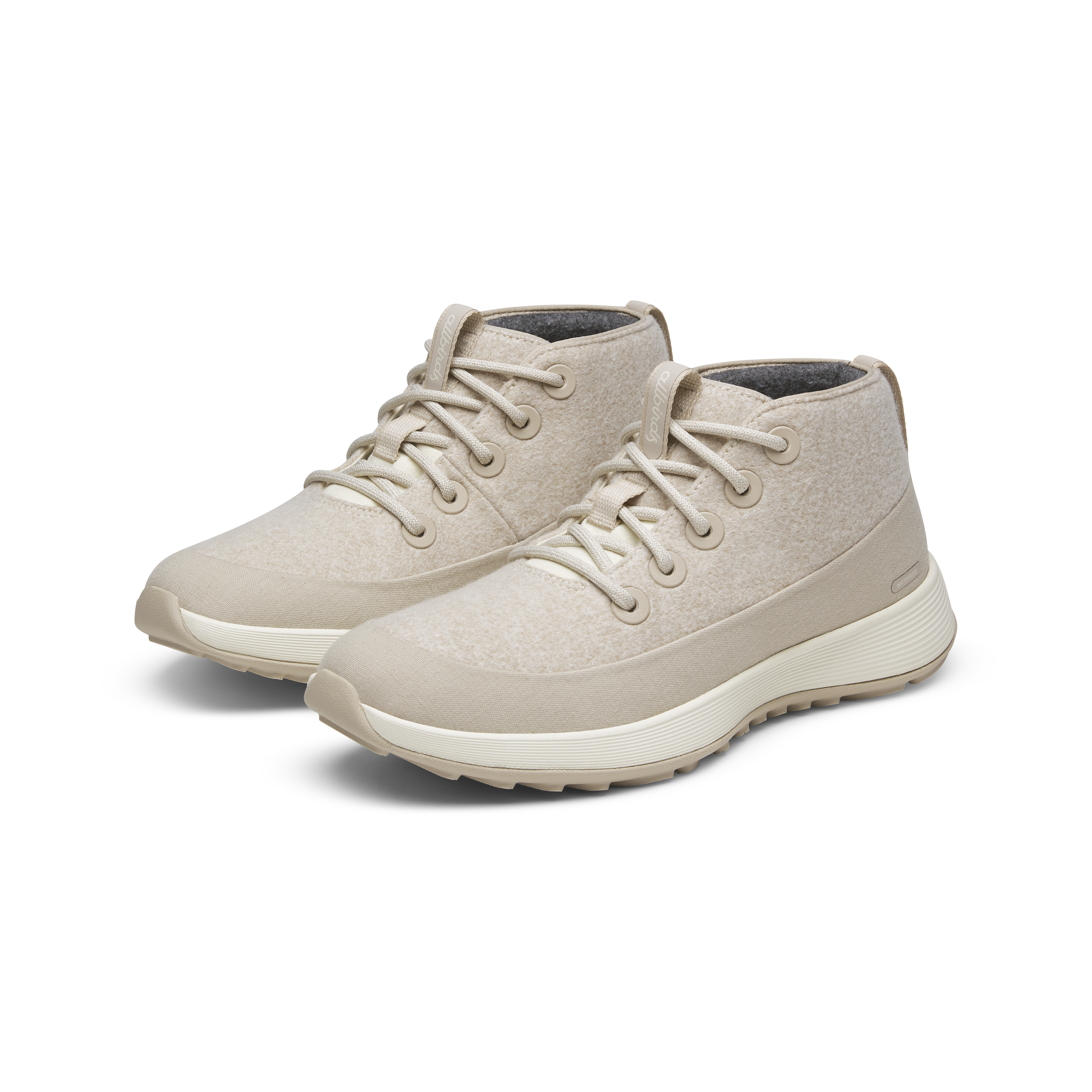 Men's Wool Runner NZ Mid Waterproof - Stony Cream/Rugged Beige (Stony Cream Sole) - Image 5