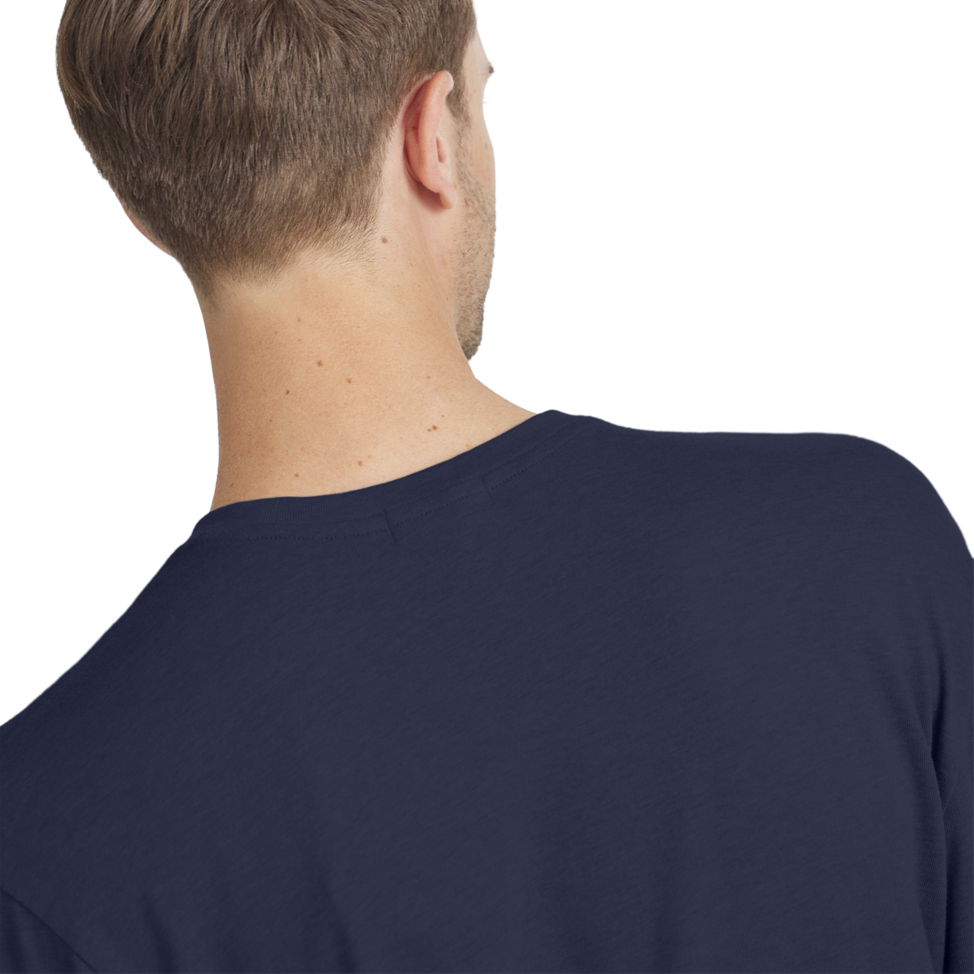 Men's Soft Merino Long Sleeve Tee - Deep Navy - Image 3
