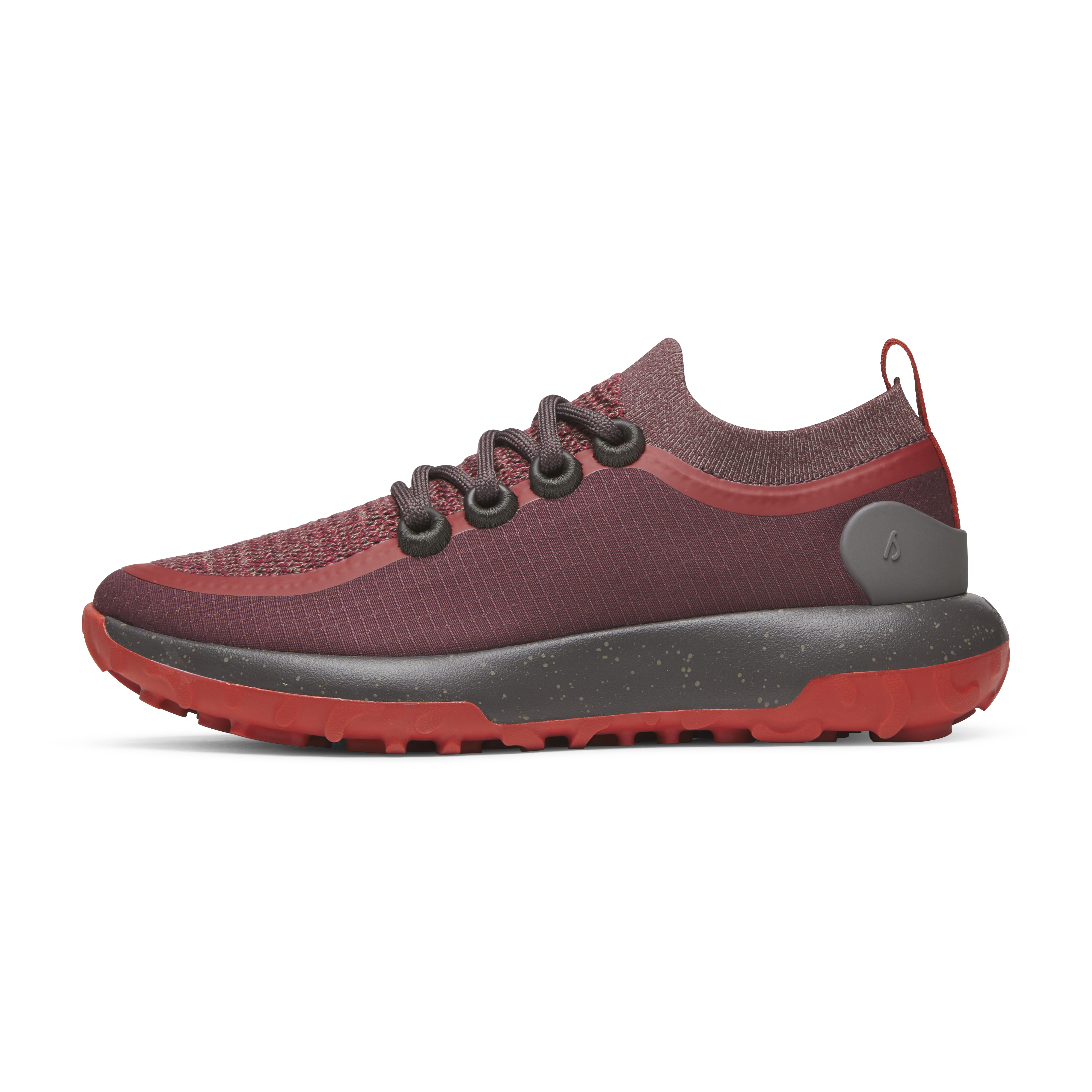 Men's Trail Runners - Deep Red (Dark Anthracite Sole)