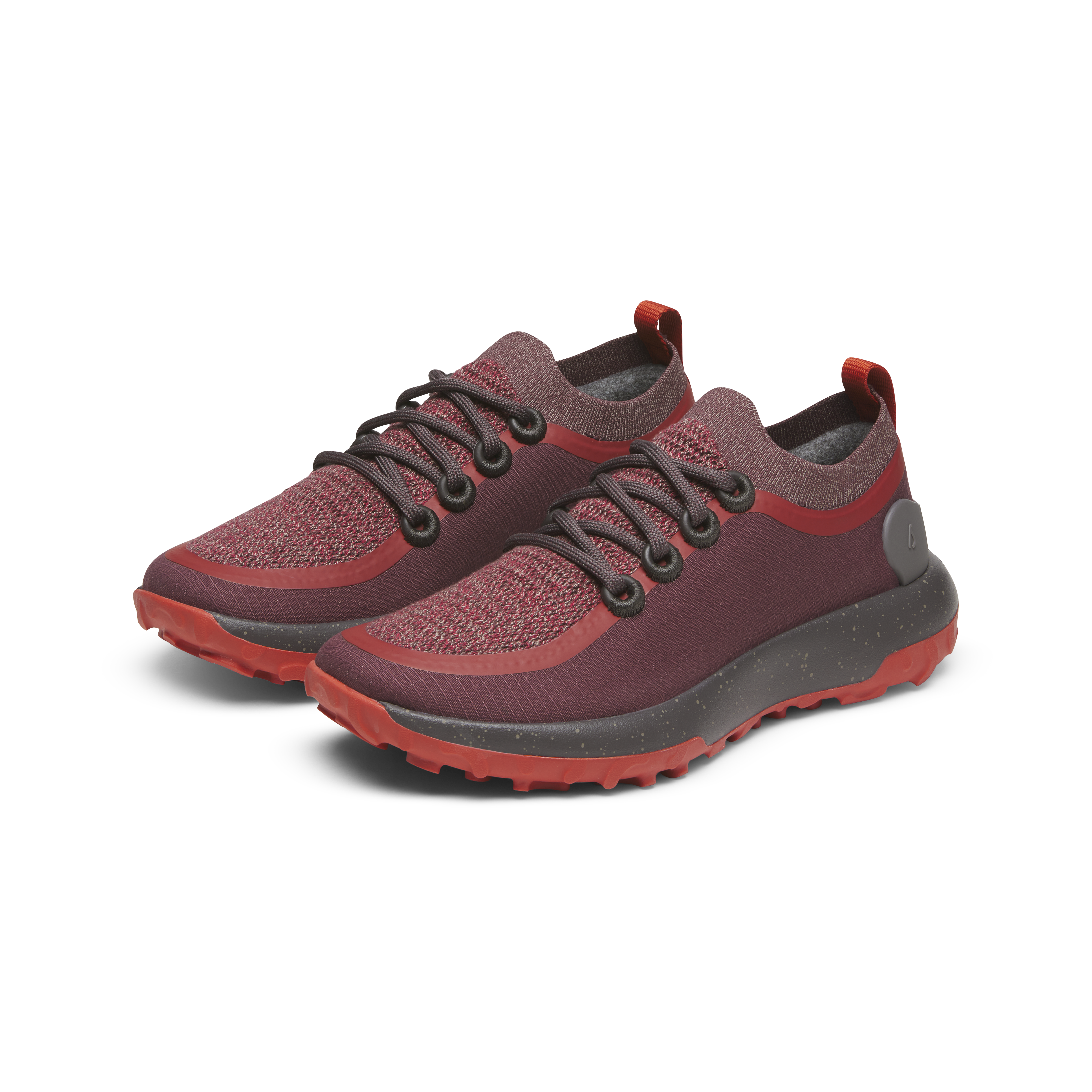 Men's Trail Runners - Deep Red (Dark Anthracite Sole) - Image 5