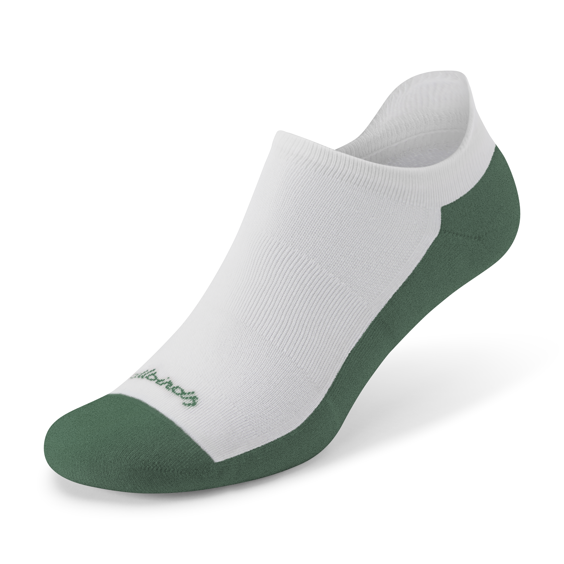 Anytime Ankle Sock - Blizzard (Verdant Green Sole)