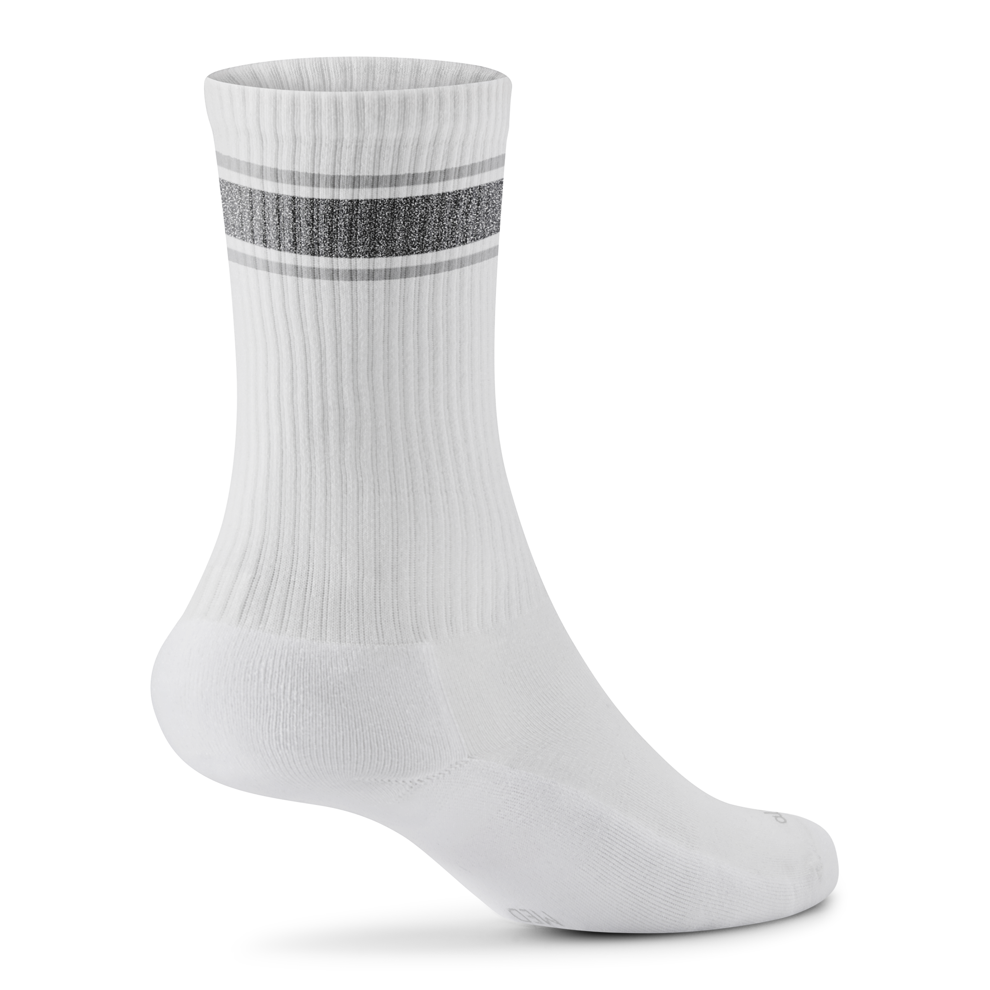 Alternative view of Anytime Crew Sock - Blizzard, Natural Grey Heather (Light Grey Sole)