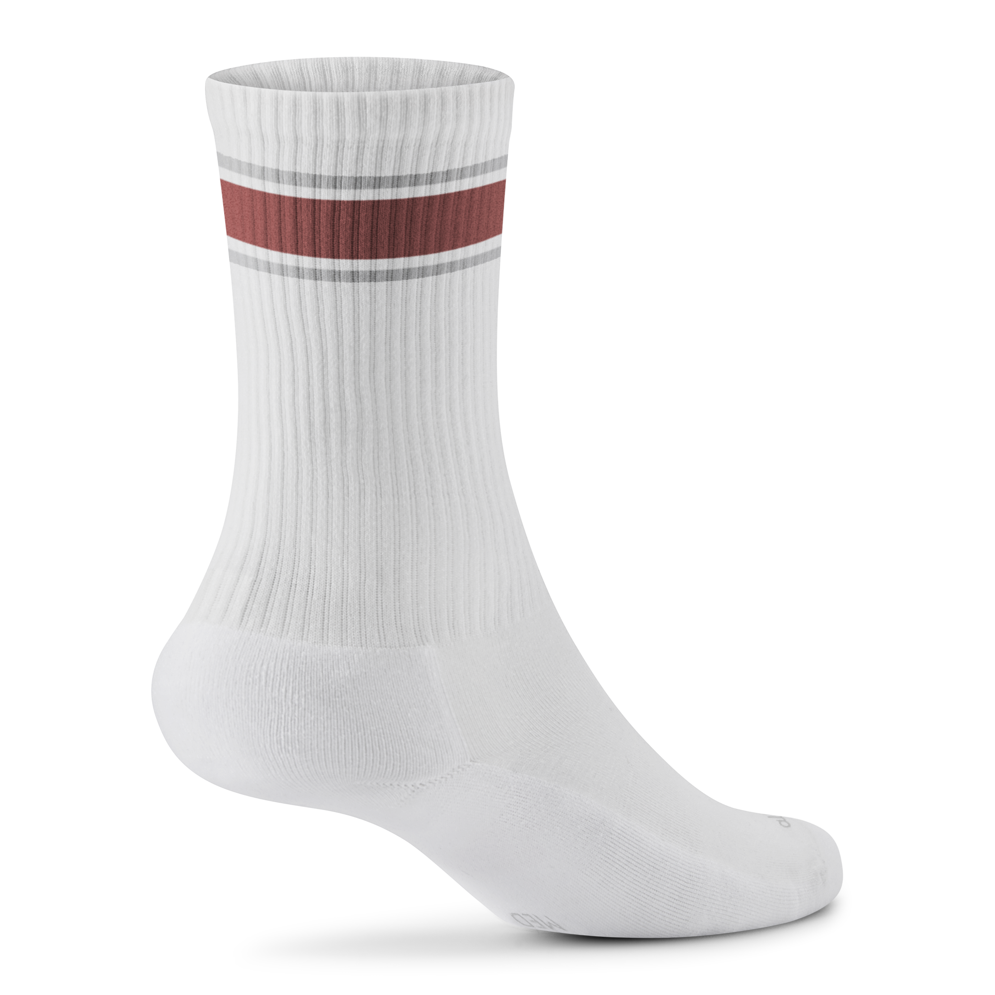 Alternative view of Anytime Crew Sock - Blizzard, Spice (Light Grey Sole)