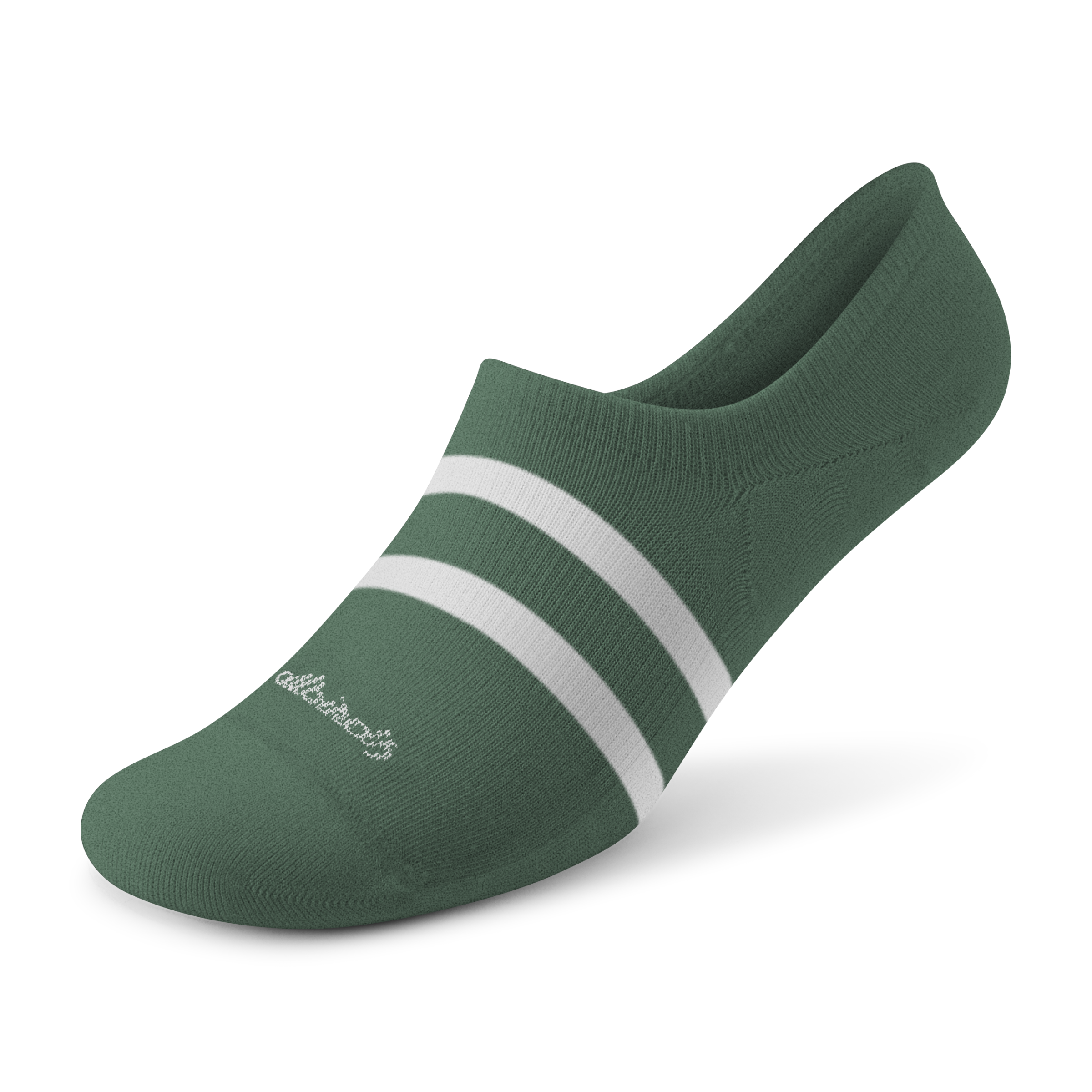 Anytime No Show Heel Grip Sock - Verdant Green (Blizzard Sole)