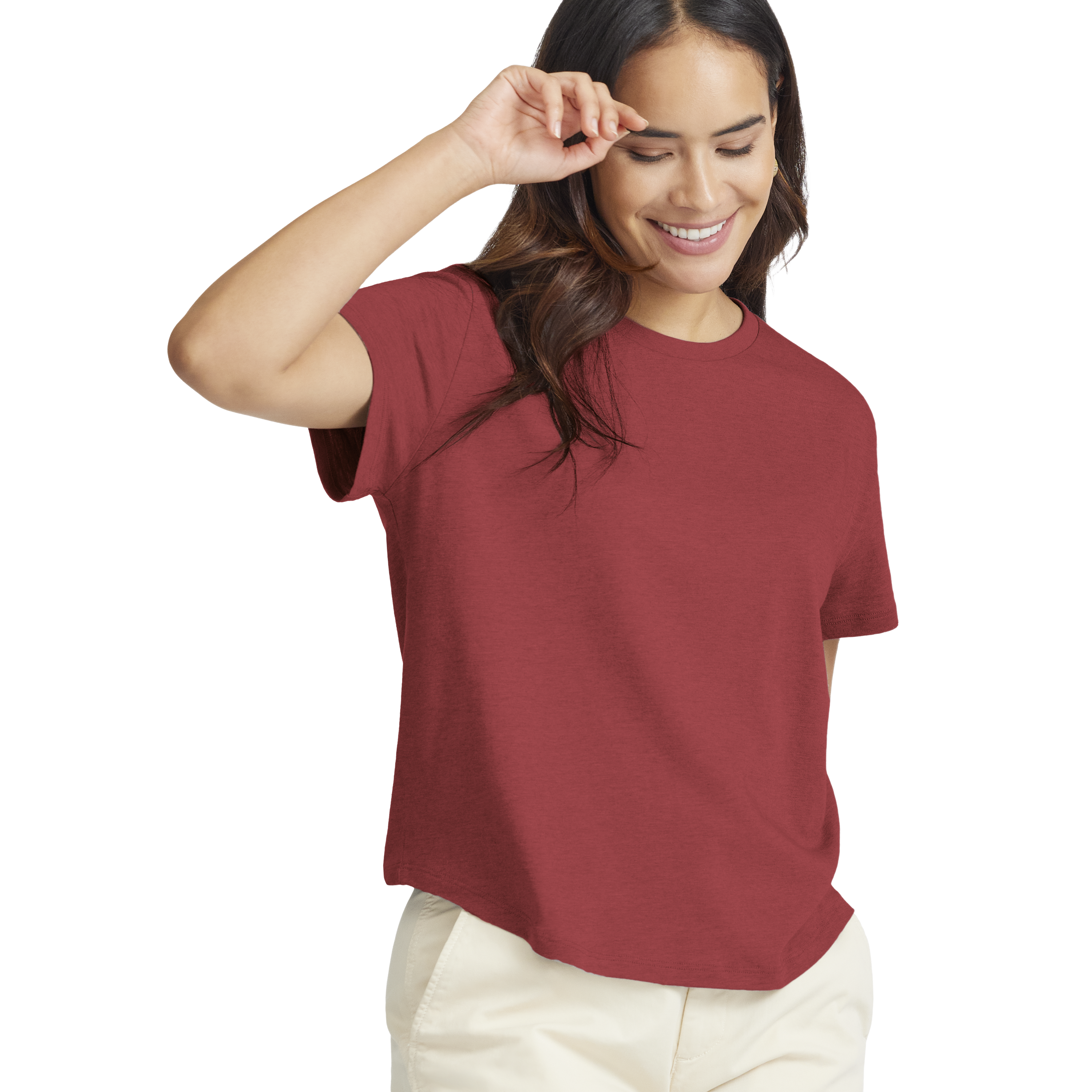 Women's Soft Merino Tee - Spice - Image 3