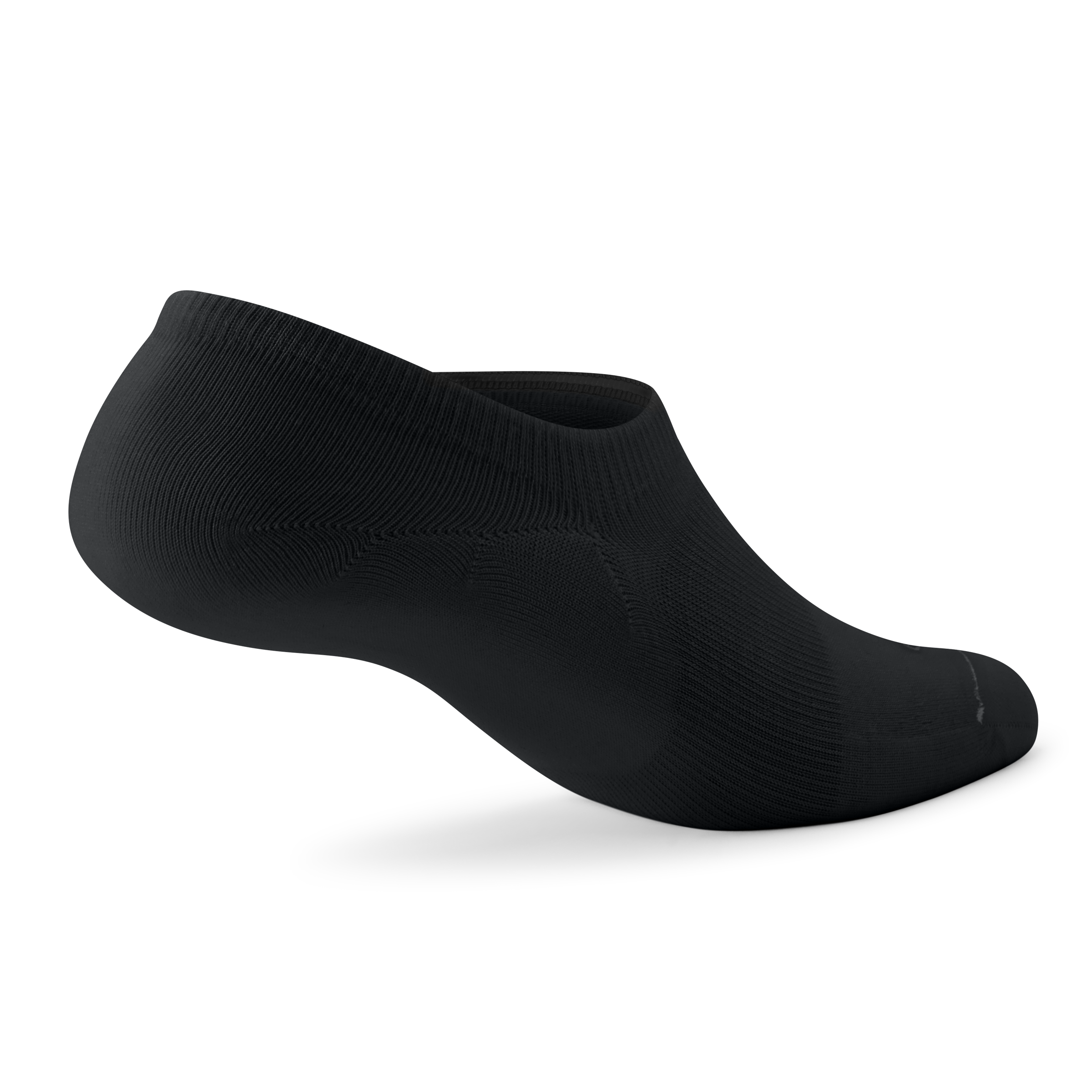 Alternative view of Anytime No Show Heel Grip Sock - Natural Black