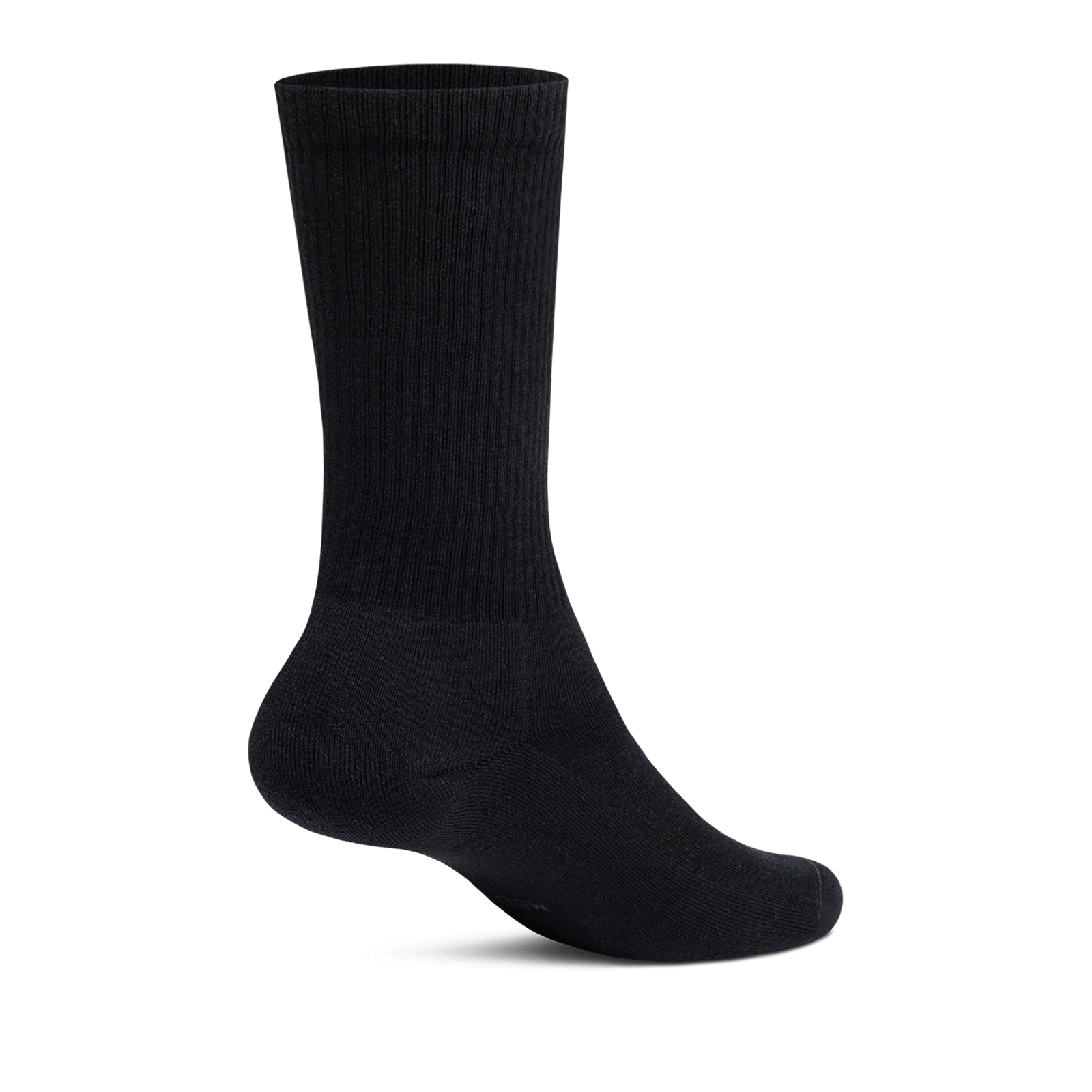 Alternative view of Anytime Crew Sock - Natural Black